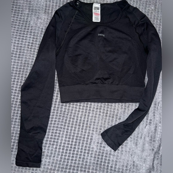 Gymshark flex sports top in black - Picture 3 of 3